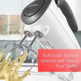 img 1 attached to White Sunbeam MixMaster 350 Watt Stand Mixer with Soft-Start Technology