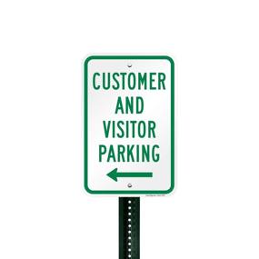 img 2 attached to Customer Visitor Parking SmartSign Aluminum