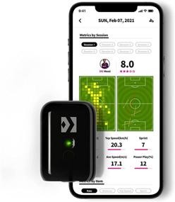 img 4 attached to ⚽ Соккерби POD GPS носимый трекер и жилетка - размер L | Отслеживайте свою футбольную производительность с точностью