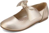 dream pairs ballerina angie 5 little girls' flats shoes logo