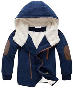 img 4 attached to Gaorui Winter Hooded Jacket Outerwear Boys' Clothing