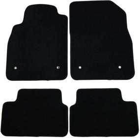 img 4 attached to 🧼 Black Nylon Floor Mats for 2008-2016 Chevrolet Cruze - Interior Carpet Protection by IKON MOTORSPORTS (Fits 2009-2015 Models)