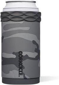 img 1 attached to 🥶 Corkcicle Arctican - Grey Camo Stainless Steel Insulated Can & Bottle Holder: Keep Beverages Chilled With Style!