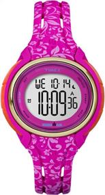 img 1 attached to 🌸 Premium Pink Timex Ironman 50-Lap Mid Size Sleek 1 One-Size Watch