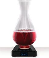 🍷 vspin / spiegelau active wine decanter - hand assembled 100% lead-free german crystal with electric wine aerator set - original patented decanting carafe for elegant wine gift luxury and accessories логотип