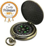 ydfagak premium portable pocket watch flip-open compass for camping and hiking - outdoor navigation tool логотип