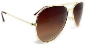 img 2 attached to WebDeals Retro - Aviator Sunglasses for Kids - Stylish Metal Frames...