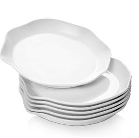 img 4 attached to 🍽️ DOWAN Ceramic Thanksgiving Serving Sandwiches: Elevate Your Holiday Spread with Stylish Ceramic Serveware