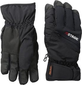 img 1 attached to Warm Up Your Winter with STAGE Winter Gloves Black X Large