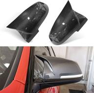 rearview mirror cover replacement carbon logo