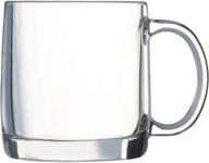 🍵 luminarc 13-ounce nordic mug set of 4 - clear glass - pack of 1 for versatile use logo