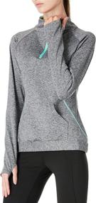 img 4 attached to Workout Running Pullover Athletic Kangaroo