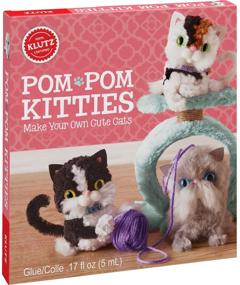img 2 attached to 🐾 Pom Kitties by Klutz: Adorable Craft Kit for Creating Fluffy Feline Friends