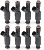 🚗 fuel injectors 0280155849 compatible for dodge jeep 4.7l v8 - set of 8, replace 53032145aa: mostplus product logo