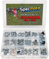 🔩 комплект болтов specmoto hardware для мотоциклов honda cr/crf crf-x (1996-настоящее время) логотип