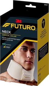 img 3 attached to 🤕 Futuro Cervical Collar: Relieve Pinched Nerves & Neck Tightness with One Size White Collar