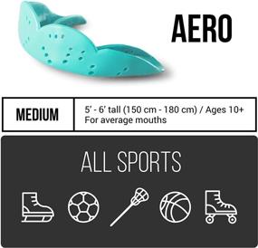 img 3 attached to 🏀 SISU Aero 1.6mm Sports Mouth Guard: Perfect Stocking Stuffer for Youth and Adults Playing Basketball, Soccer, Hockey, Lacrosse