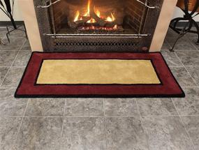 img 1 attached to 🔥 Усилите свою горницу с ковровым изделием Minuteman International Contemporary II Berry Wool Rectangular Rug