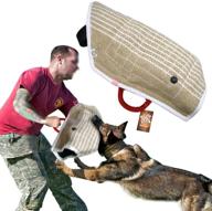 🐶 jute puppy dog bite sleeves for young dogs bite training, perfect for german shepherd/belgium malinois/schutzhund/pitbull puppy training logo