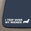ni153 trip over wiener dachshund logo