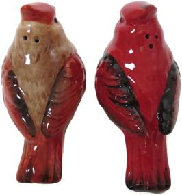 img 2 attached to 🕊️ Classy Cardinal Salt and Pepper Shaker Set: Elegant Male and Female Design