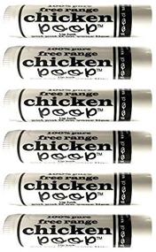 img 1 attached to 🐔 Simone Chickenbone's Chicken Poop Lip Balm - 100% Natural, Moisturizing, and Original Formula for Dry, Chapped Lips - Pack of 6, 0.15 oz