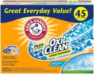 arm & hammer plus oxiclean powder laundry detergent: fresh scent, 45 loads - effective cleaning power! logo