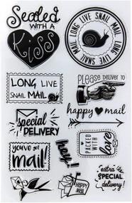 img 2 attached to 😊 Happiness Mail Cling Stamp Set