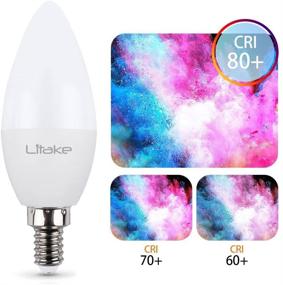 img 1 attached to 🕯️ LITAKE Daylight LED Candelabra Chandelier - Non-Dimmable
