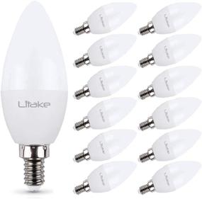 img 4 attached to 🕯️ LITAKE Daylight LED Candelabra Chandelier - Non-Dimmable