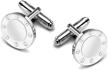 lecalla sterling engraved cufflinks grand father logo
