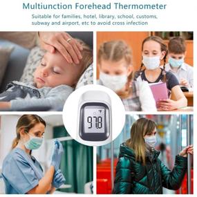 img 3 attached to 🌡️ GEKKA Non-Touch Forehead Infrared Thermometer for Humans - Adults, Kids, Baby - Digital Indicator with Fever Alarm and 32X Memory