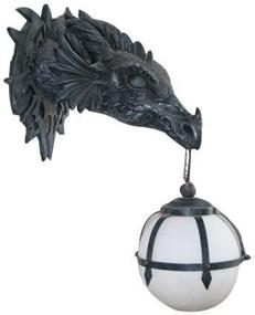 img 1 attached to Enhance Your Home with the Design Toscano Marshgate Castle Dragon Wall Sconce Light Fixture