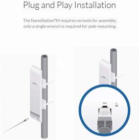 img 1 attached to 📡 Ubiquiti NSM5 Bundle: 4-Piece NanoStation M5 5GHz Outdoor airMAX CPE, 150+Mbps, Extended Range up to 15+km