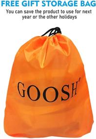 img 3 attached to 🎃 GOOSH 3 FT Height Halloween Inflatable: Eye-Catching Outdoor Yard Décor with Bloodshot Eyeballs, LED Lights, and Clearance Deals