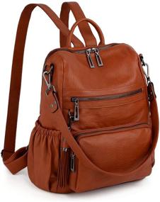 img 4 attached to UTO Backpack Convertible Rucksack Shoulder Women's Handbags & Wallets and Fashion Backpacks