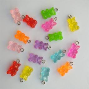 img 1 attached to AMOBESTER Colorful Charms Pendants Necklace