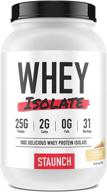 🍦 premium whey isolate (vanilla ice cream) - 2 lbs | high-quality whey protein isolate logo