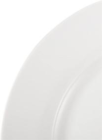 img 1 attached to 🍽 AmazonBasics 6 Piece White Dinner Plate Set - Affordable and Versatile Dinnerware Collection