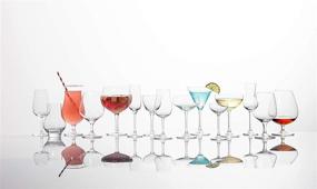 img 1 attached to 🍸 Schott Zwiesel Basic Bar Tritan Crystal Glass Cocktail Cup Set by Charles Schumann: World Renowned Mixologist Design, 8.8-Ounce, Pack of 6