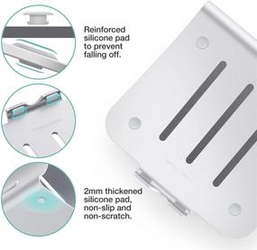 img 1 attached to Laptop Stand Aluminum Notebooks Patented
