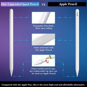 img 2 attached to 🖊️ StylusHome Active Stylus for iPad with Palm Rejection, Magnetic Adsorption - Compatible with Apple iPad (2018 and Later), iPad Pro 11/12.9 Inch, iPad 6/7/8th Gen, iPad Air 3rd/4th Gen, and iPad Mini 5th Gen
