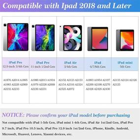 img 3 attached to 🖊️ Стилус StylusHome для iPad с отклонением от кисти, магнитным притяжением - совместим с Apple iPad (2018 и позже), iPad Pro 11/12.9 дюймов, iPad 6/7/8-го поколения, iPad Air 3/4-го поколения и iPad Mini 5-го поколения.