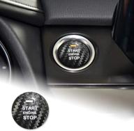 🏎️ enhanced airspeed carbon fiber car engine start button sticker interior trim for mazda axela atenza cx-3 cx-4 cx-5 cx-8 mx-5 accessories (black) logo