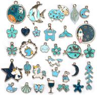 🔮 31-piece alloy pendants charms bulk for diy jewelry making: bracelets, necklaces, earrings, crafts, and accessories - jiayiqi logo