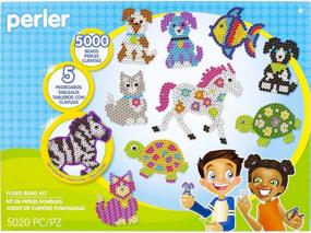 img 4 attached to 🐶 Explore the Imagination with Perler Pet Parade Deluxe Fuse Bead Craft Kit - 5020 pcs