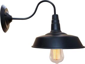 img 4 attached to BRIGHTESS Gooseneck Industrial Farmhouse Hardwired Lighting & Ceiling Fans and Wall Lights