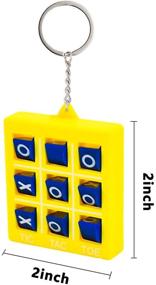 img 3 attached to Портативный рюкзак Haconba Tic Tac Toe Keychain