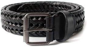 img 2 attached to 🧔 XingCHi Braided Genuine Leather Brown Men's Accessories: A Stylish Essential for Men