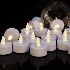 img 4 attached to Flameless Candles LED Flickering Celebrations Decoration
